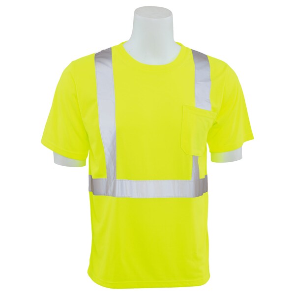 Deltaplus T-Shirt, Class 2, Hi-Viz, Lime, 6X 14138 - main